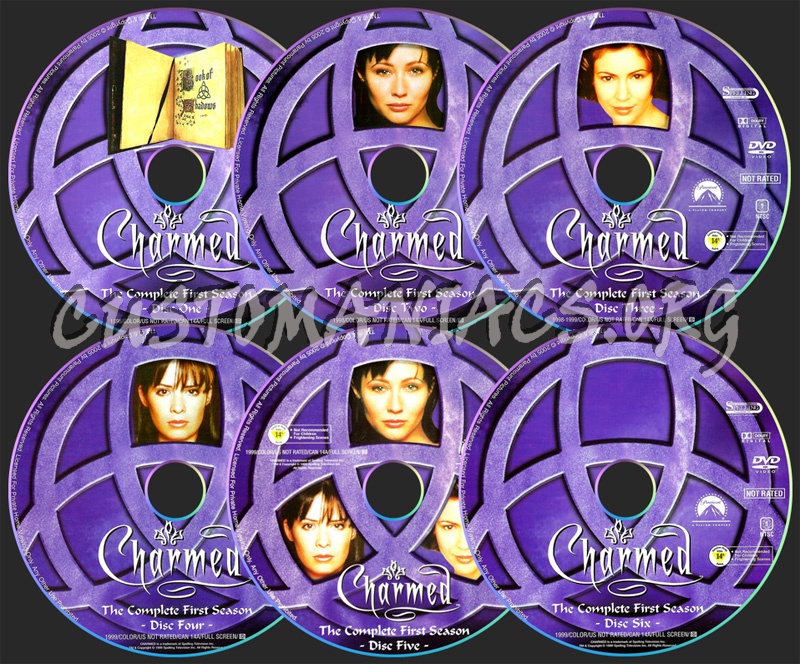 Charmed Season 1 dvd label