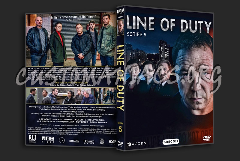 Line of Duty - Series 5 dvd cover