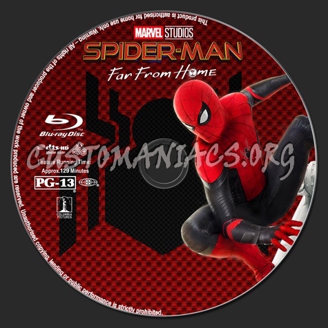 Spider-Man: Far From Home blu-ray label