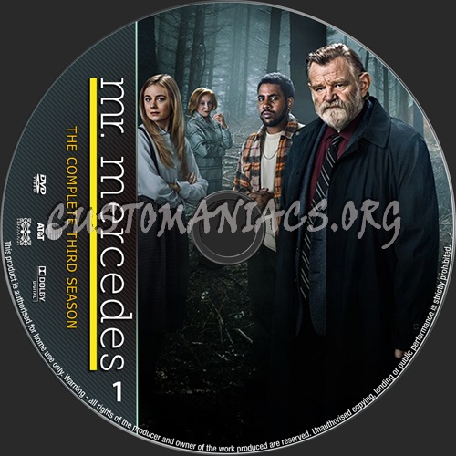 Mr Mercedes Season 3 dvd label