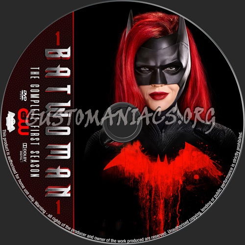 Batwoman Season 1 dvd label