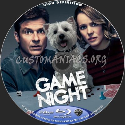 Game Night blu-ray label