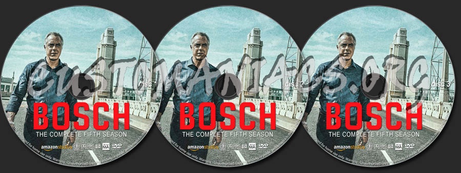 Bosch - Season 5 dvd label