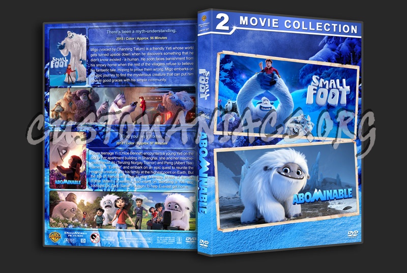 Smallfoot / Abominable Double Feature dvd cover