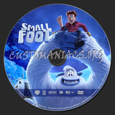 Smallfoot dvd label