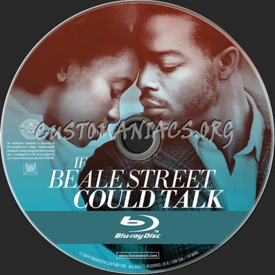 If Beale Street Could Talk blu-ray label