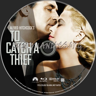To Catch a Thief blu-ray label