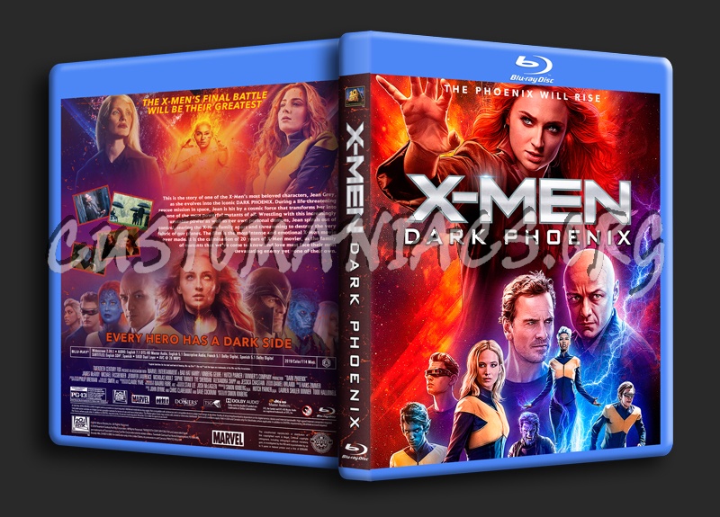 X-men Dark Phoenix dvd cover
