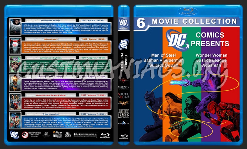 DC Comics Presents Collection (6) blu-ray cover