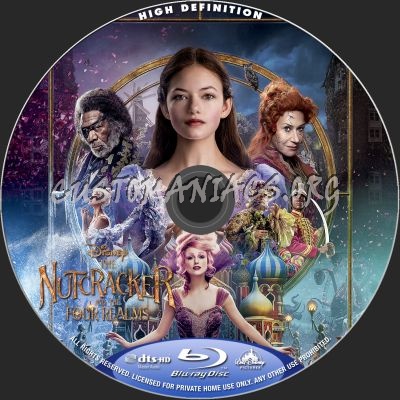 The Nutcracker And The Four Realms blu-ray label