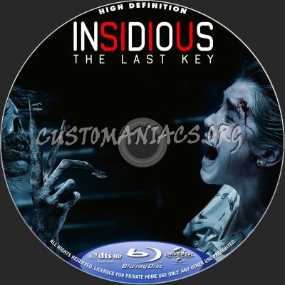 Insidious - The Last Key blu-ray label