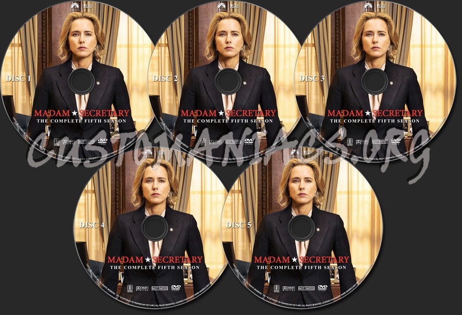 Madam Secretary - Season 5 dvd label