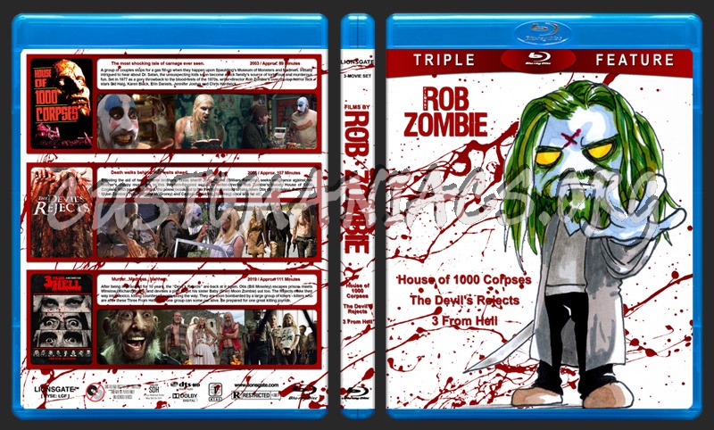 Rob Zombie's Firefly Family Collection blu-ray cover