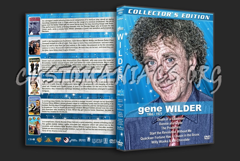 Gene Wilder Filmography - Set 1 (1966-1971) dvd cover