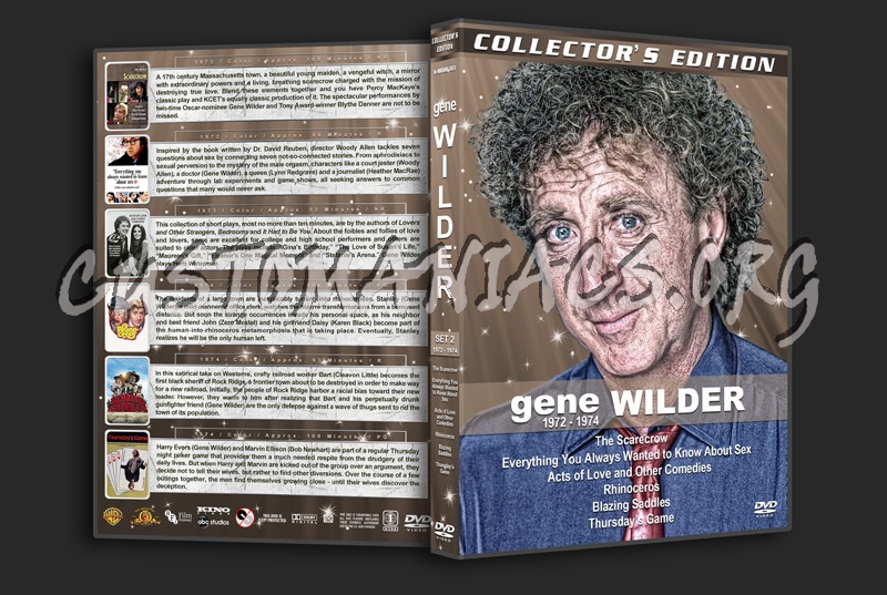 Gene Wilder Filmography - Set 2 (1972-1974) dvd cover