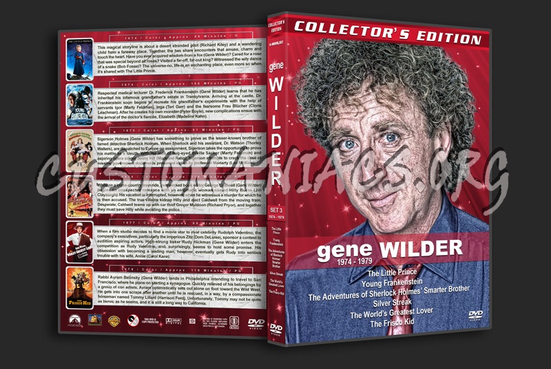 Gene Wilder Filmography - Set 3 (1974-1979) dvd cover