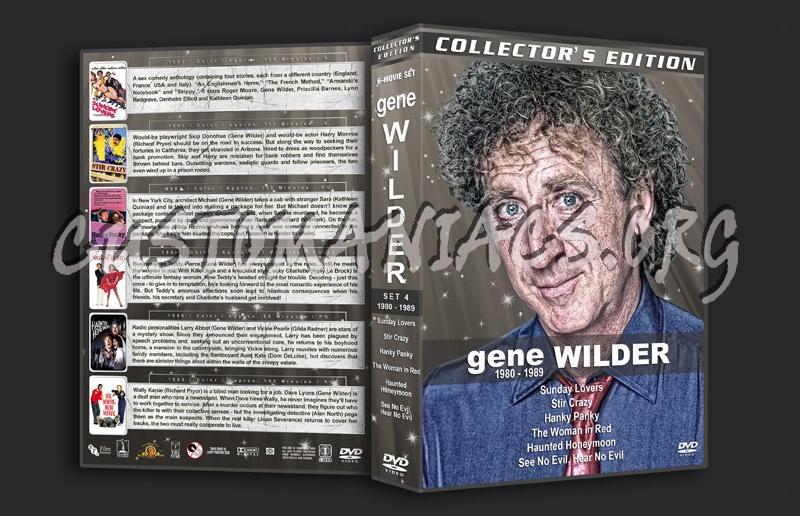 Gene Wilder Filmography - Set 4 (1980-1989) dvd cover