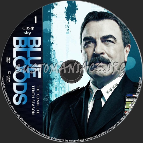 Blue Bloods Season 10 dvd label