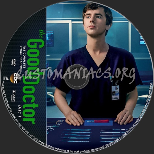 The Good Doctor Season 3 dvd label