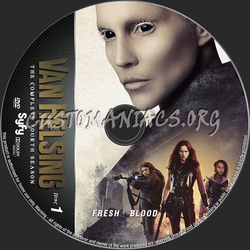 Van Helsing Season 4 dvd label