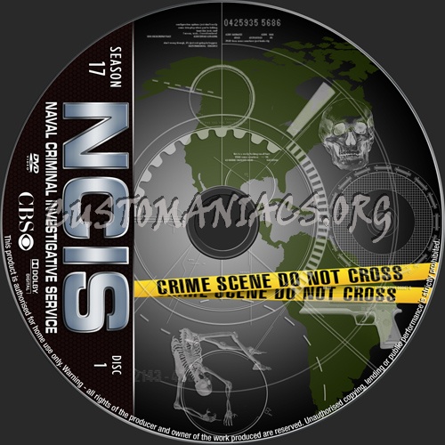 NCIS Season 17 dvd label