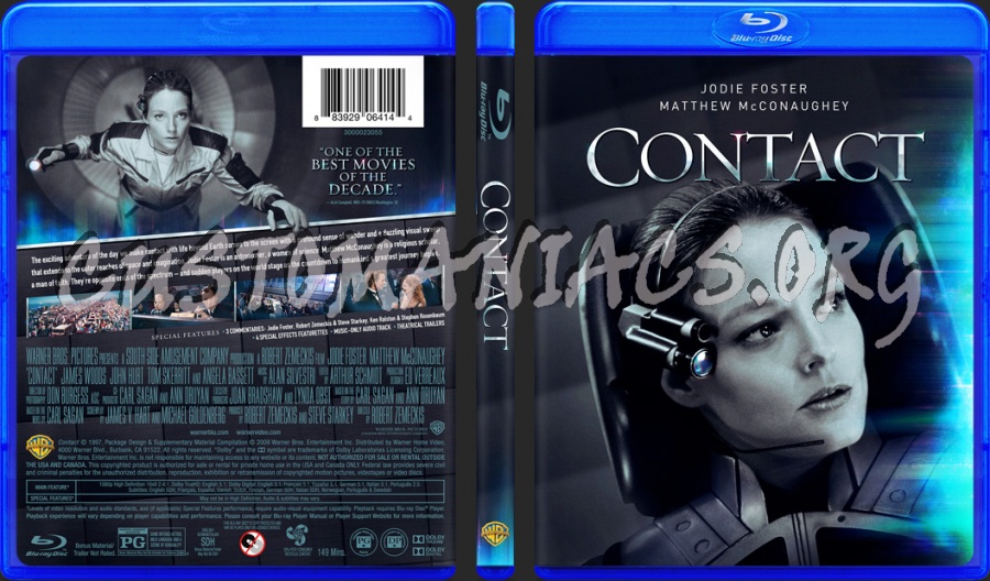 Contact (1997) blu-ray cover