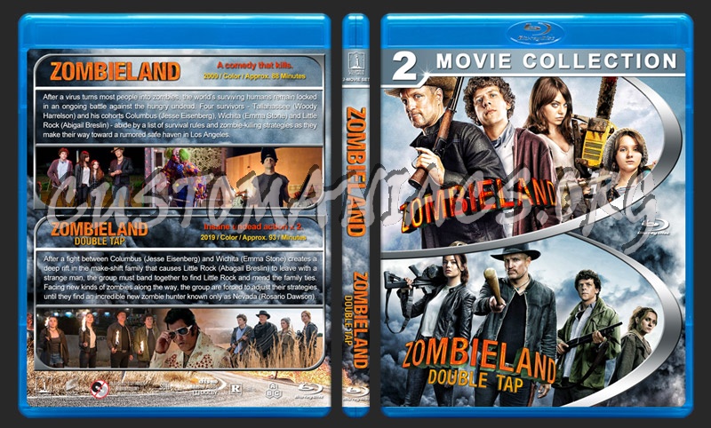 Zombieland Double Feature blu-ray cover