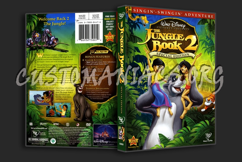 The Jungle Book 2 dvd cover