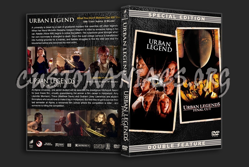 Urban Legend / Urban Legends: Final Cut Double Feature dvd cover