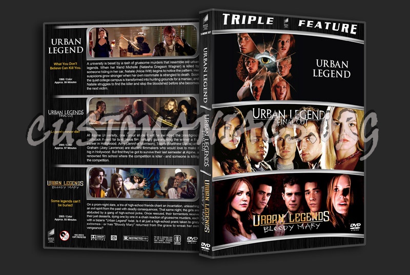 Urban Legends Triple Feature dvd cover