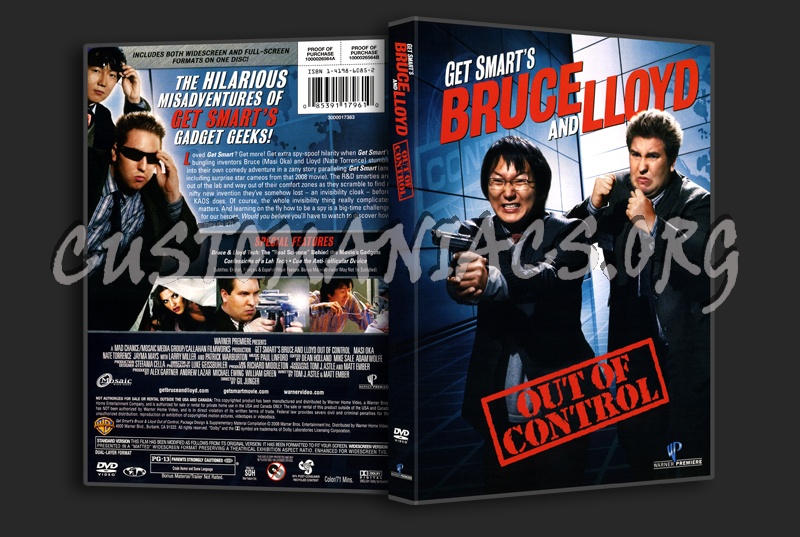 Get Smart's Bruce and Lloyd Out of Control dvd cover