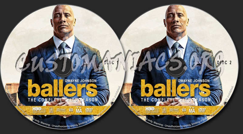 Ballers - Season 3 dvd label