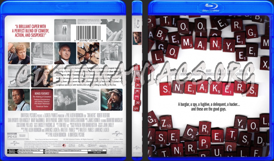 Sneakers (1992) blu-ray cover