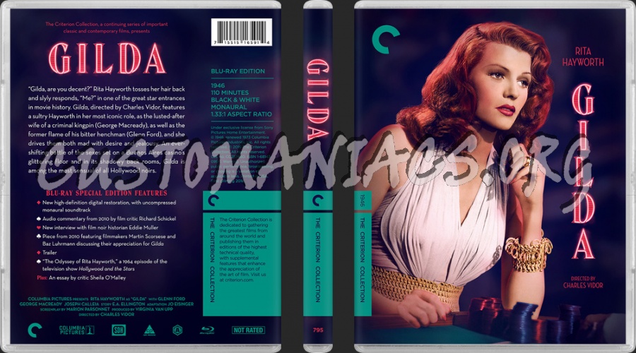 Gilda (1946) blu-ray cover