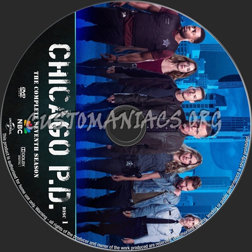 Chicago PD Season 7 dvd label