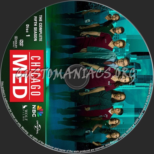 Chicago Med Season 5 dvd label