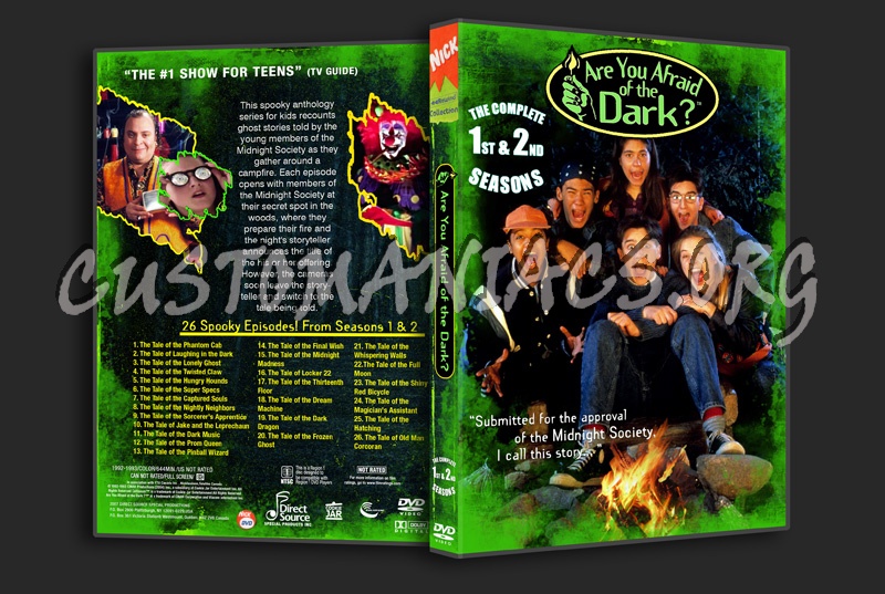 Are You Afraid of the Dark Season 1 & 2 dvd cover