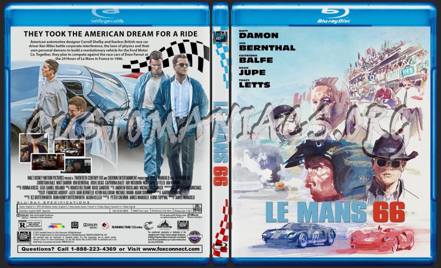 Le Mans 66 blu-ray cover