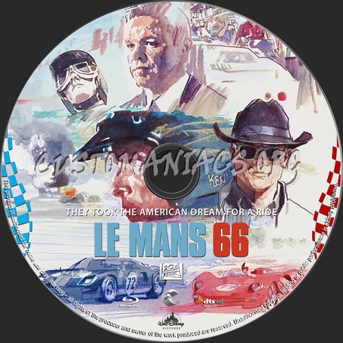 Le Mans 66 blu-ray label