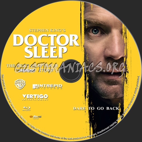 Doctor Sleep 2019 blu-ray label