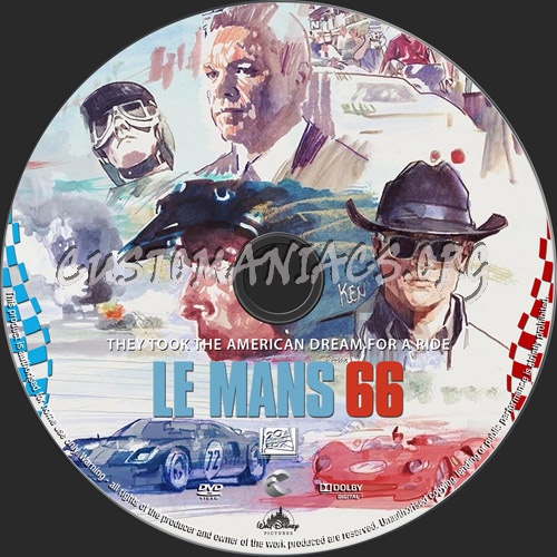 Le Mans 66 dvd label