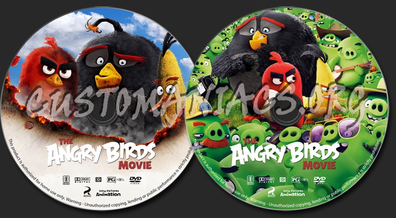 The Angry Birds Movie dvd label