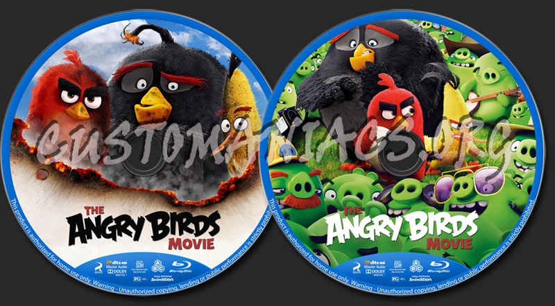 The Angry Birds Movie blu-ray label