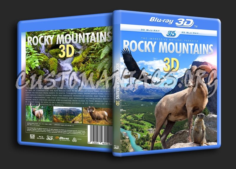 Rocky Mountains 3D blu-ray cover