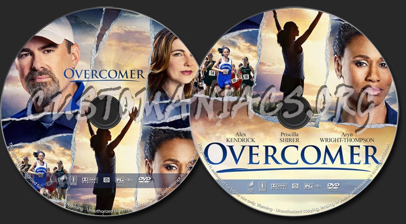 Overcomer dvd label