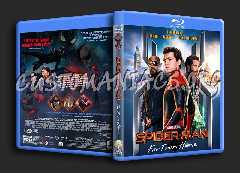 Spider-Man: Far From Home dvd cover