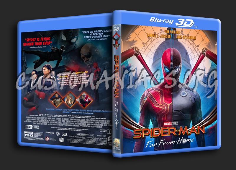 Spider-Man: Far From Home 3D (2V) dvd cover