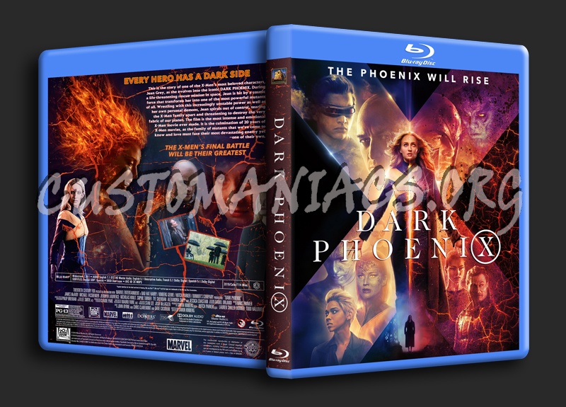 (X-men) Dark Phoenix dvd cover