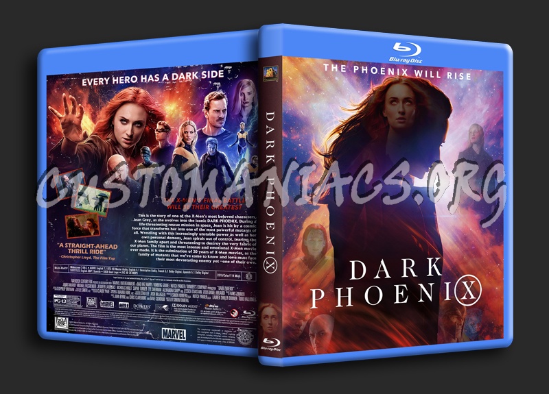 (X-men) Dark Phoenix dvd cover