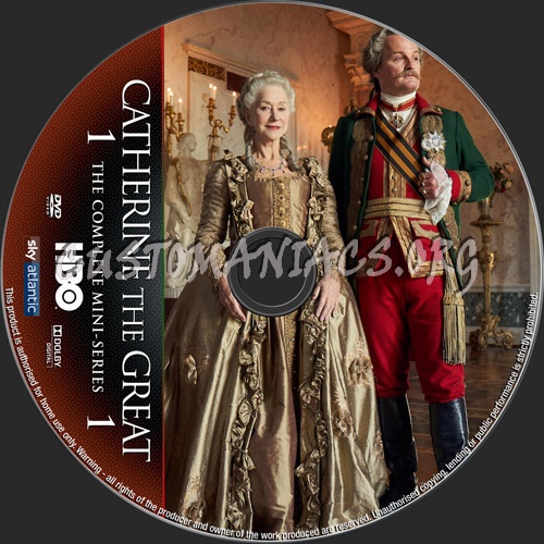 Catherine The Great 2019 dvd label